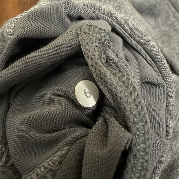 LULULEMON Coast Wrap Jacket Heather Gray Mock Neck Stretch Athleisure - Picture 13 of 15